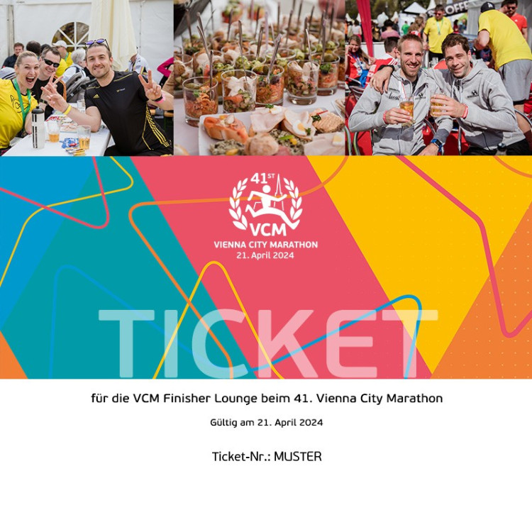 VCM Finisher Lounge admission ticket "Package 2"
